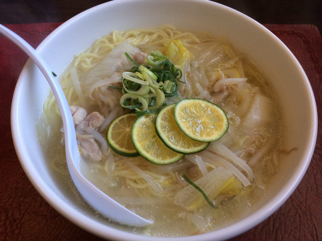 ラーメンニャン福の鶏塩ラーメン