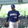 【青の獅子標】決まり手は肩透かしで中日の勝ち