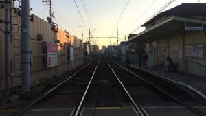 阪堺電車の線路